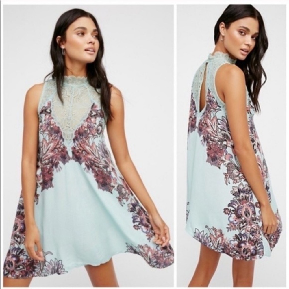 Free People Marsha Lace Slip Dress